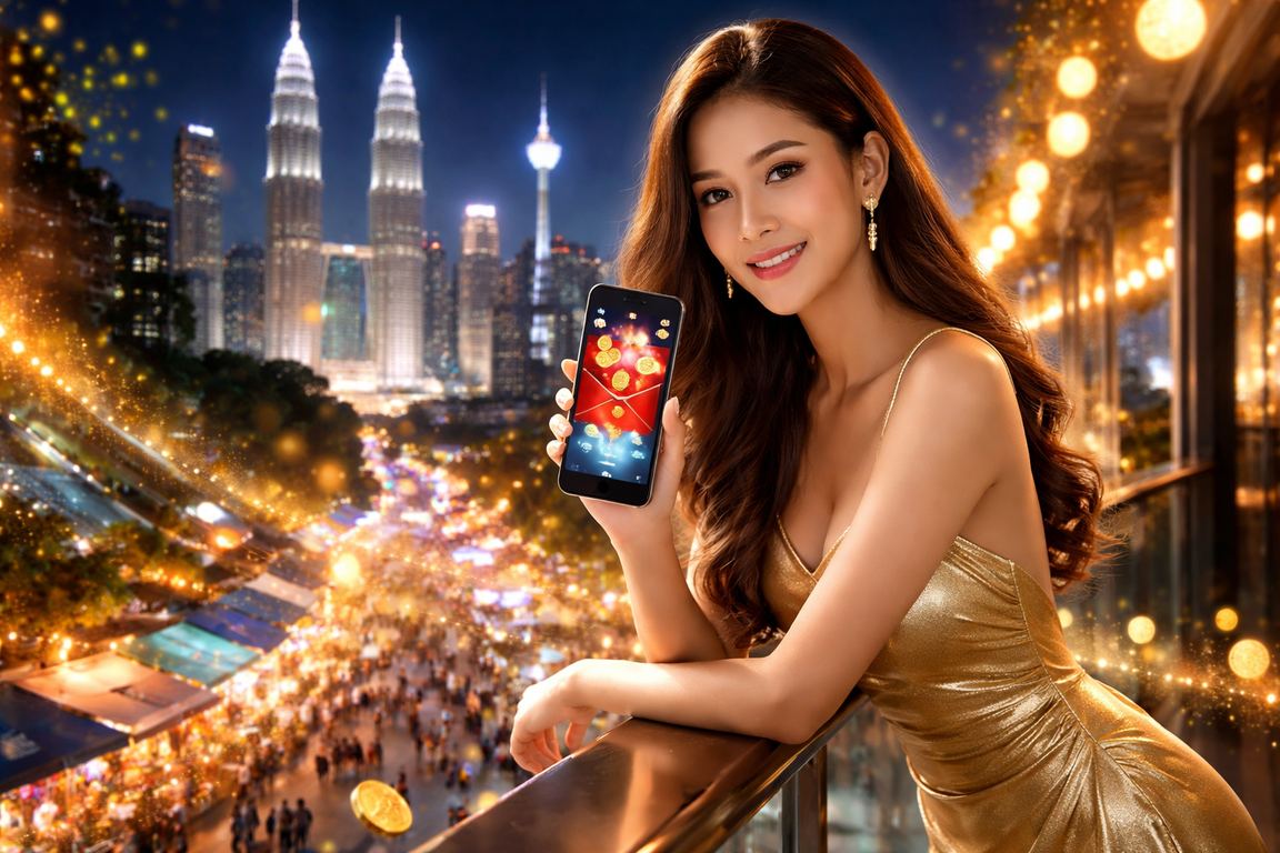 Bonus sampul merah bergaya Melayu di Kuala Lumpur untuk permainan popular
